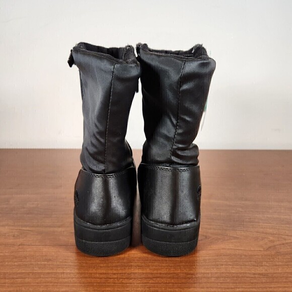 Totes Womens Gina Boots Black Size 6 Double Zippers - Picture 4 of 11